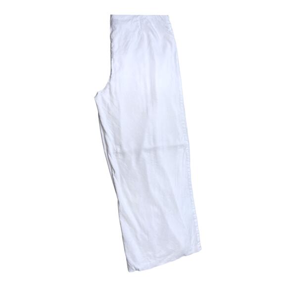 INC International Concepts | Size 18 | White Wide Leg Linen Blend Pull-On Pants - Picture 5 of 5